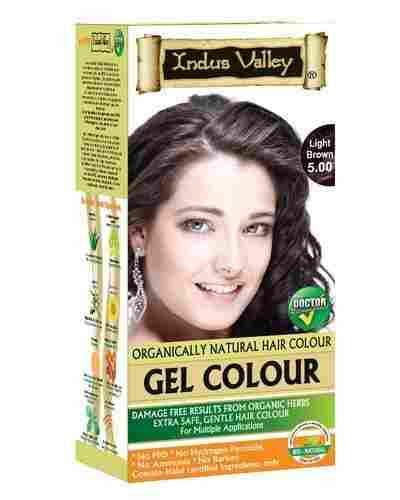 PPD Free Gel Hair Colour Light Brown