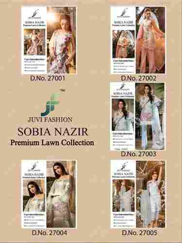 Juvi Fashion Sobia Nazi Cotton Print Lawn Salwar Suits Collection