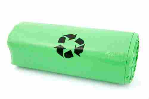 Dark Green Biodegradable Plastic Bags