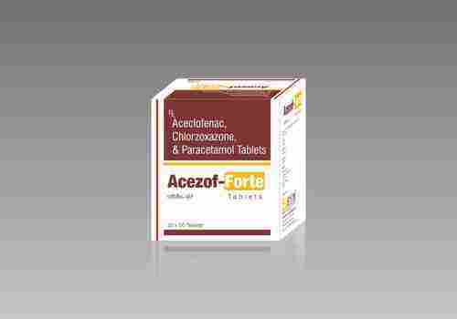 Aceclofenac Paracetamol Chlorzoxazone Tablets