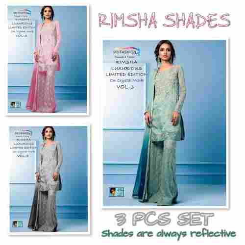 M3 Fashion Rimsha Shades Hit Heavy Embroidered Salwar Suits