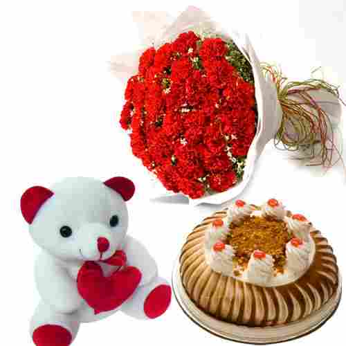 Cakes And Gifts For Love And Romance