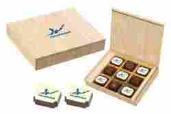 Square Wooden Chocolate Box