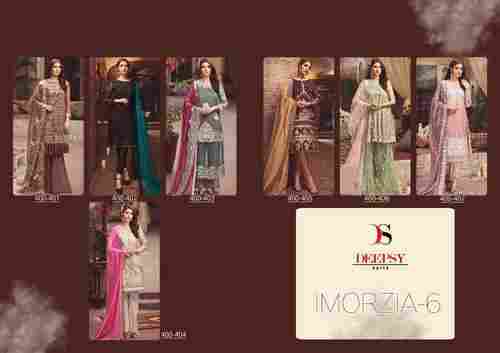 Deepsy Imorzia 6 Georgette Heavy Embroidery Latest Salwar Suits