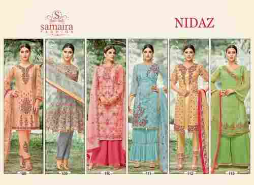 Samaira Nidaz Heavy Rasal Net Wholesale Salwar Suits