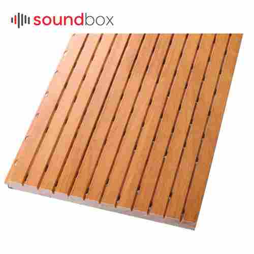 Solid Wood Grooved Acoustic Panel