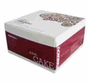 White and Red Cake Box