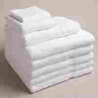 White Washable Bath Towels