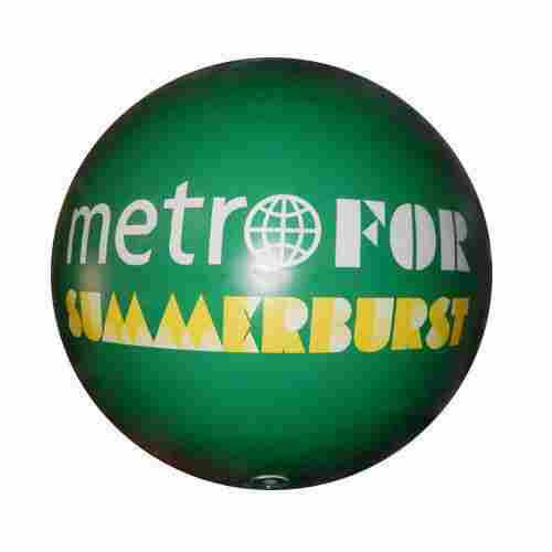 Rubber Printed Green Balloon