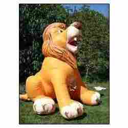 Soft Texture Inflatable Lion