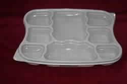 White Plastic Lunch Tray