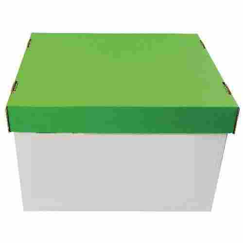 White and Green Business Storage Box