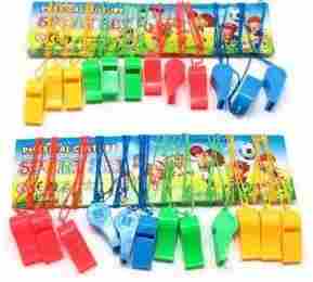 Colorful Plastic Plastic Whistle