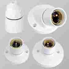 White Electrical Lamp Holders