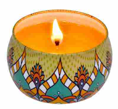 Belly Shape Fancy Tin Box Candles