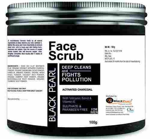 Activated Charcoal Face Scrub