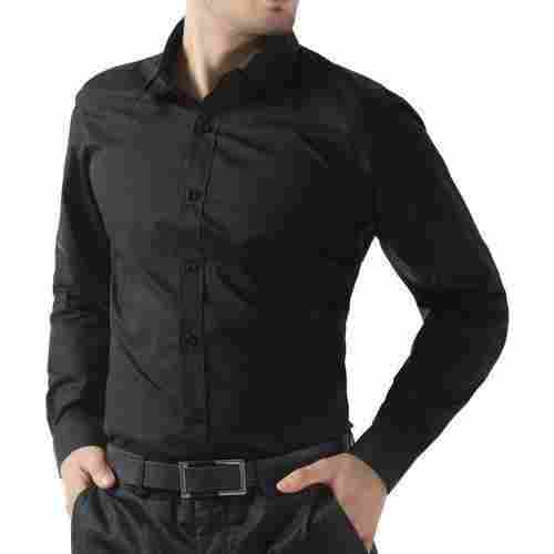 Mens Plain Black Shirt