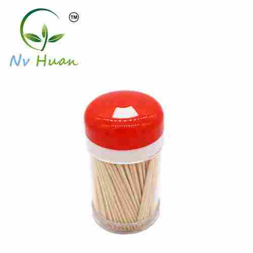 Simple Bottle Packing Disposable Bamboo Toothpick