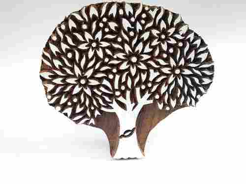 Tree Shape Wooden Printing Block