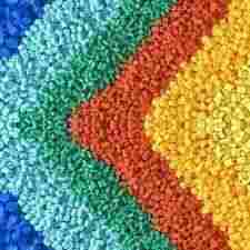 Colored Recycled Plastic Granules