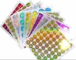 Fancy Colored Hologram Labels