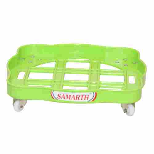 Green Color Plastic Gas Trolley
