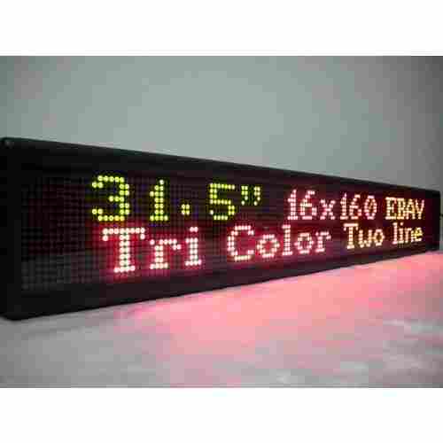 LED Moving Message Display