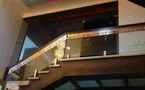 Easily Assembled Copper Stair Railing