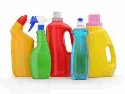 Household Cleaning Purpose Bottles