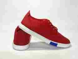 Red Casual Canvas Shoes
