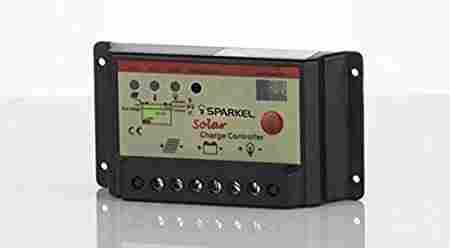 12V, 24V, 10A Dusk To Dawn Feature Digital Solar Charge Controller (Sparkel)