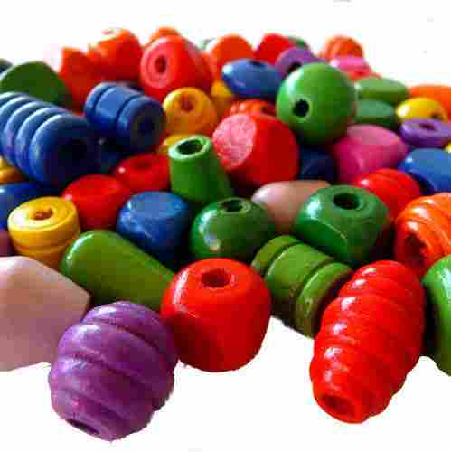 Multi Color Wooden Beads