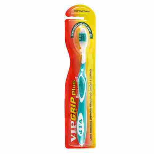 V.I.P Gripplus Toothbrush (Rubberised Body with Soft/Medium Bristles)