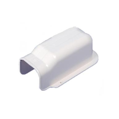 HVAC Air Conditioner Decorative PVC Pipe Cover Ducts 80Mm Wall Corner