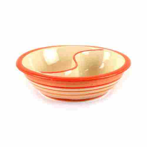 Handcrafted Ceramic Round Serving Dish