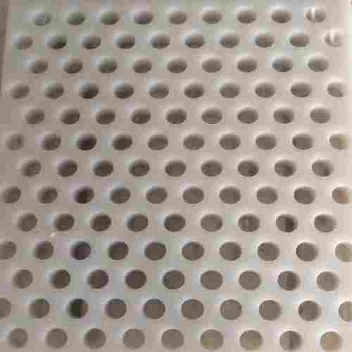 White Plastic Perforated Sheets