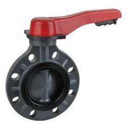 Silver Industrial Upvc Butterfly Valve