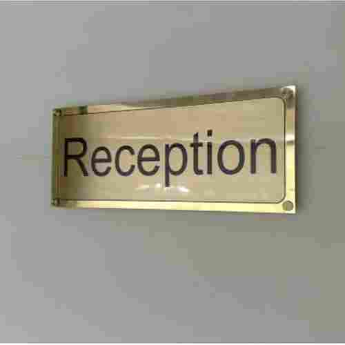 Rectangle Brass Sign Board