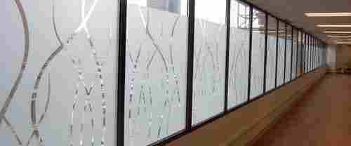 Water Resistance Frosted Window Film With Fire Protection Quality