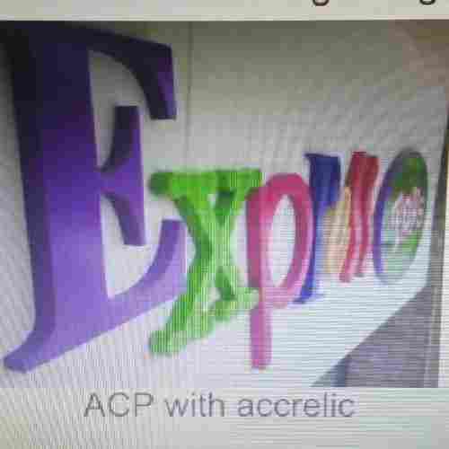 Acp Sign Board With Accrelic
