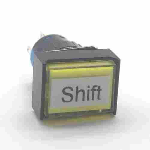 Textile Machine Parts Shift Button For Yin Auto Cutter Model Hy-S1606 Yellow Button Push Button
