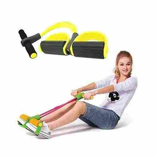 Rubber Waist Reducer Pull Rope Exerciser For Bodybuilding (Multicolor)
