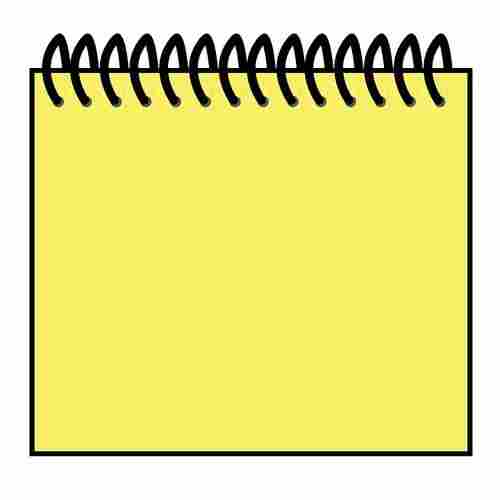 Yellow Notepad Note Memo