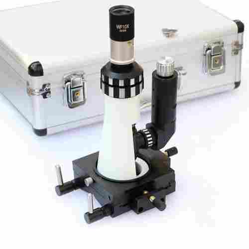 Portable Metallurgical Microscope with Magnetic Base Polarizer