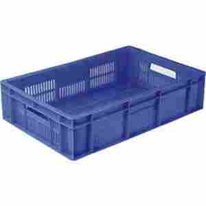 Blue Plastic Crates for Storage