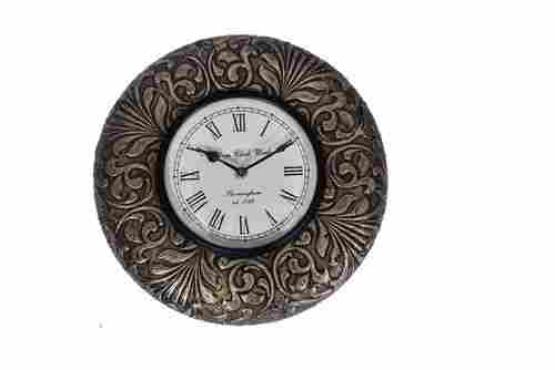 Wooden Brass Wall Clock