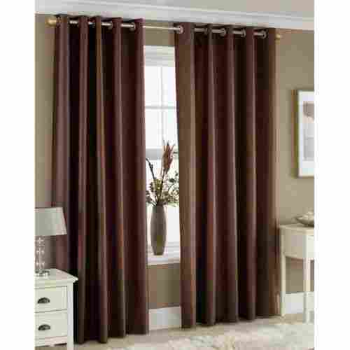 Brown Color Plain Curtain