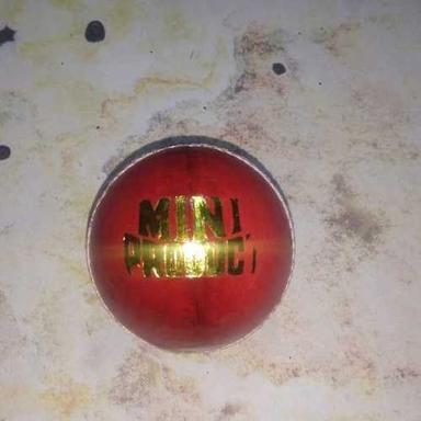 Round Red Leather Ball For Cricket
