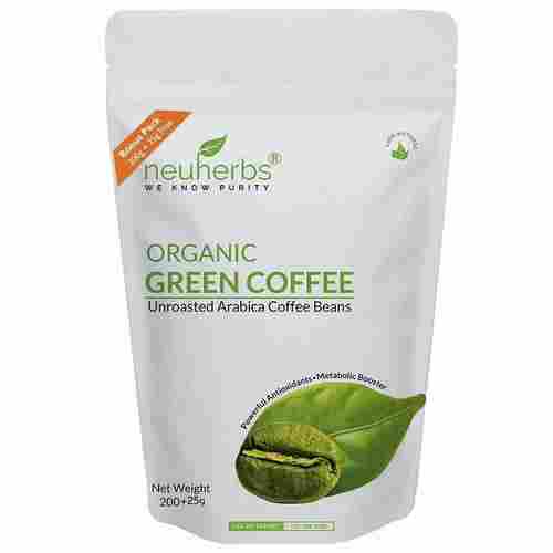 Neuherbs Organic Green Coffee Beans for Weight Management 200g+25g Free