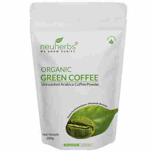 Neuherbs Organic Green Coffee Beans Powder for Weight Management 200g